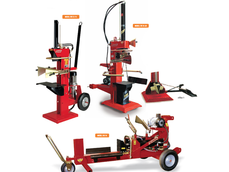 Cjepači drva ELEKTROMOTORNI 14 t - 20 t