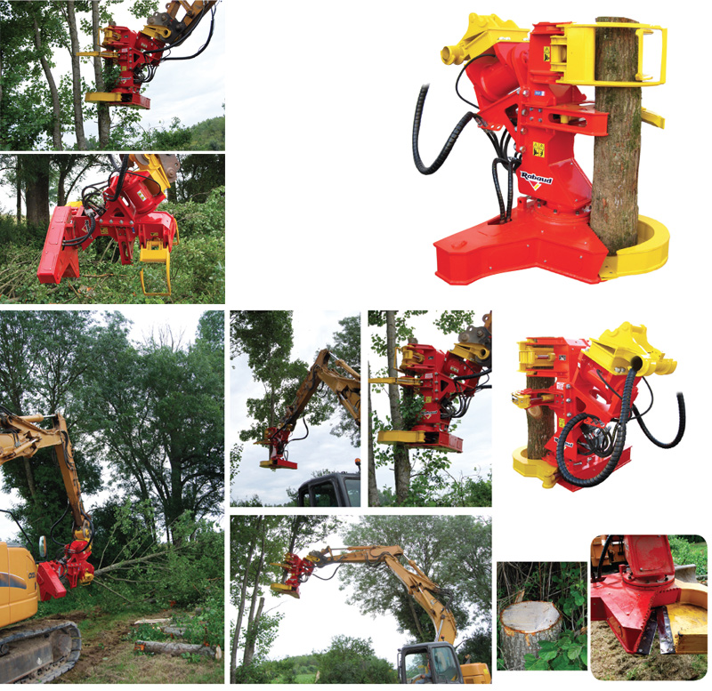 Hidraulična kliješta za obaranje - sječu trupaca