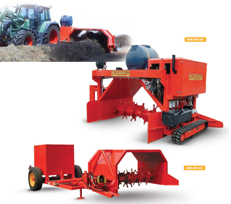 Strojevi za prevrtanje i prozračivanje komposta