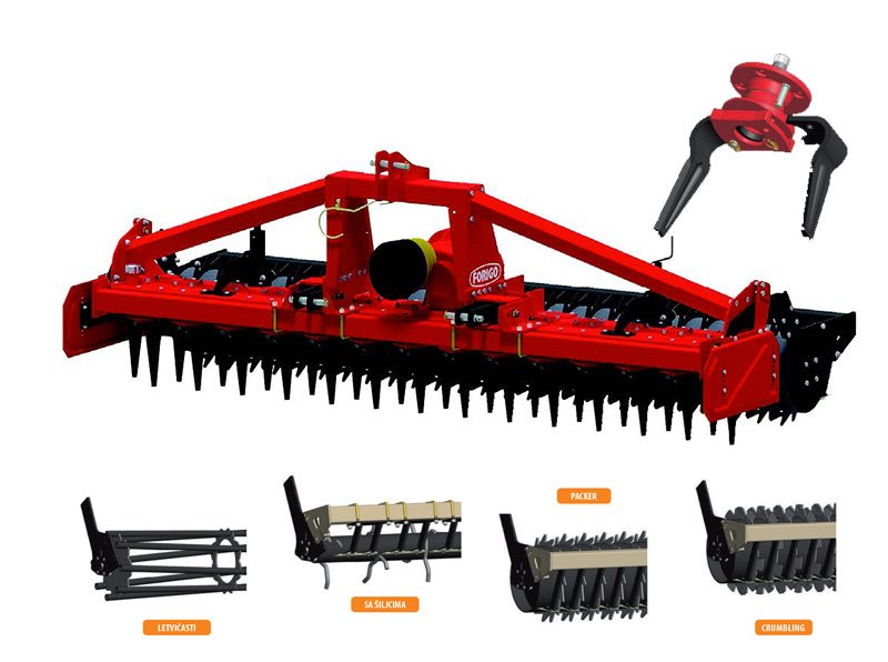 Rotacijske drljače - modeli F132