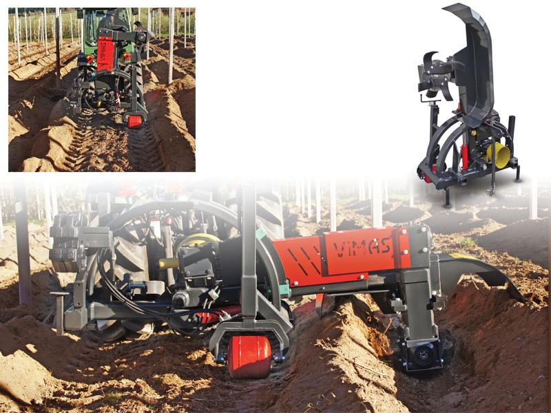 Freze traktorske za pripremu sadnje voćnjaka model - KRTICA AM