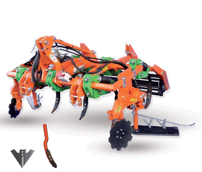 Međuredni vibro-kultivatori s noževima za podrezivanje korova