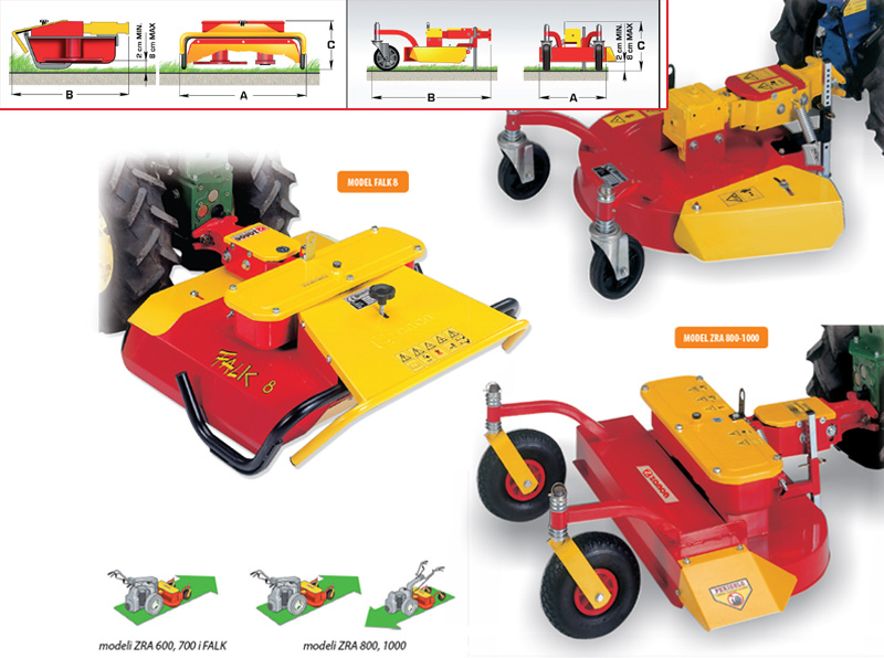 Kosilice za motokultivatore i male traktore