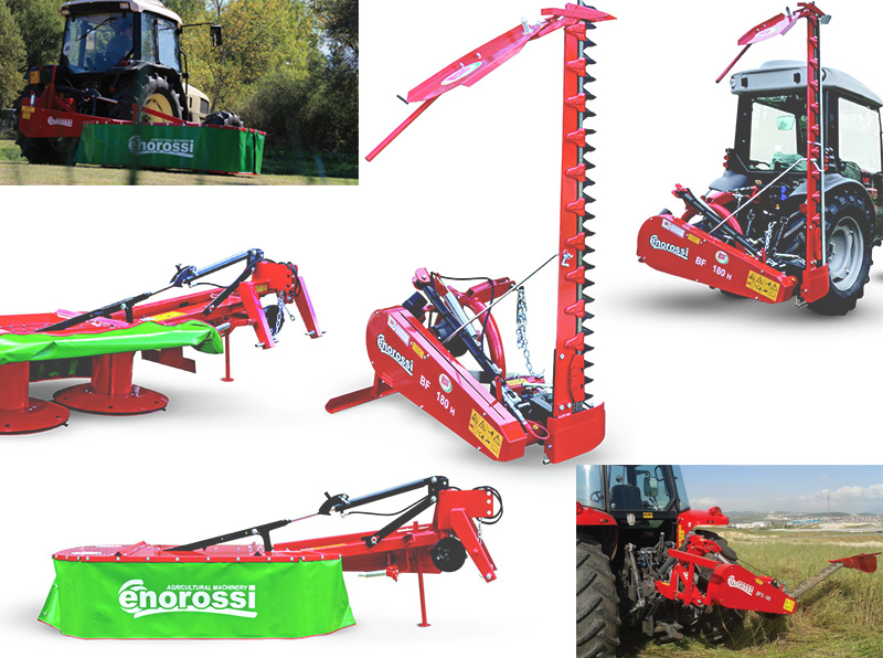 Oscilirajuće strižne i bočne bubnjaste kosilice