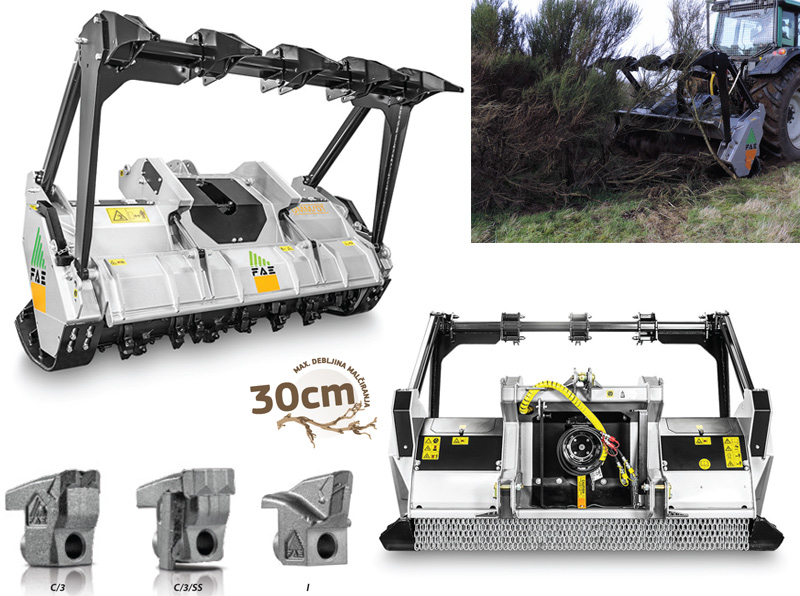 Šumarski malčeri FAE modeli UMM/DT