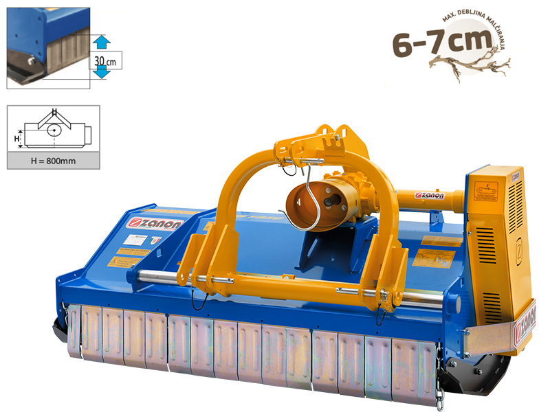 Malčer - traktorski ratarski malčeri - modeli TMS