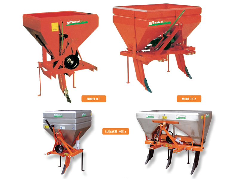 Podrivači s deponatorom za gnojivo