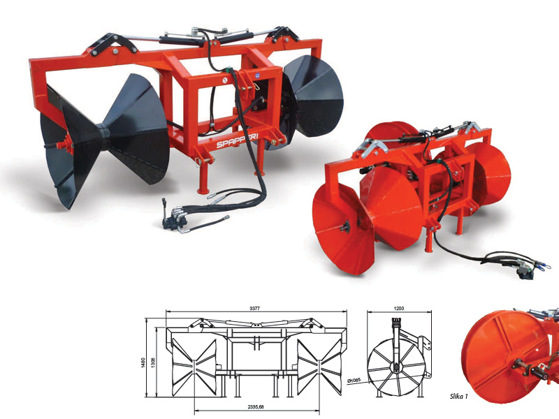 Stroj za skupljanje (namatanje) plastične folije ili cijevi za navodnjavanje model TRM