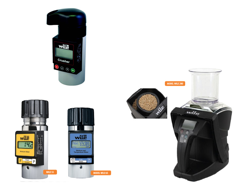 Wile uređaji za mjerenje vlage i temperature u žitaricama